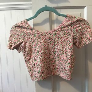 American apparel floral shirt